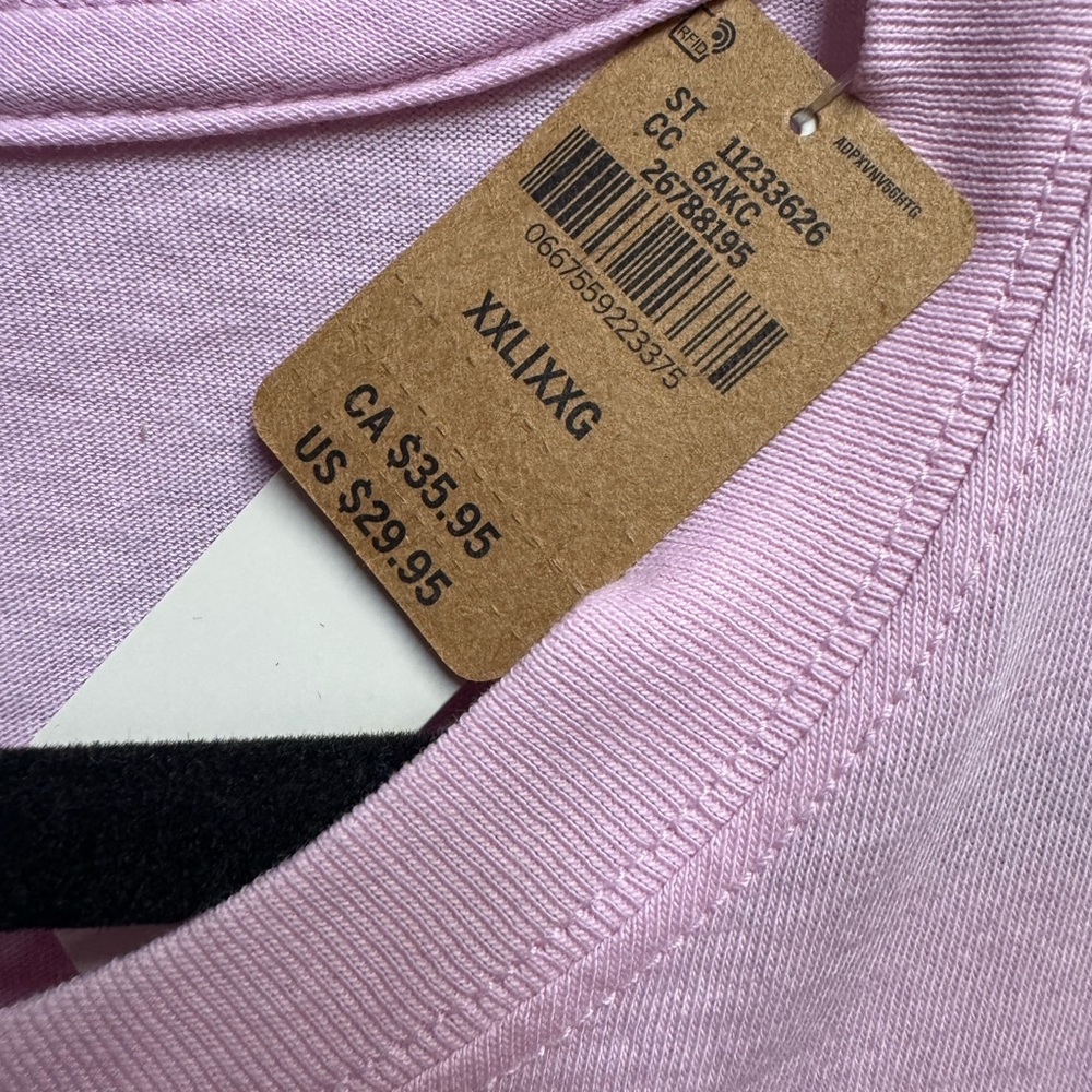 Victoria's Secret Pink Short Sleeve Tee with Embroidered Logo - Picture 3 of 3